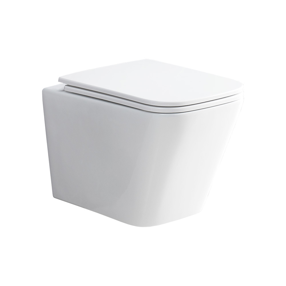 Mereo WC závesné kapotované, RIMLESS, 490x340x350, keramické, vr. sedátka CSS118S