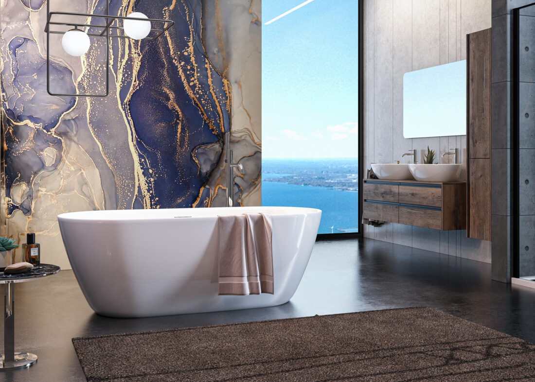 Aquatek ASPEN – voľne stojaca vaňa