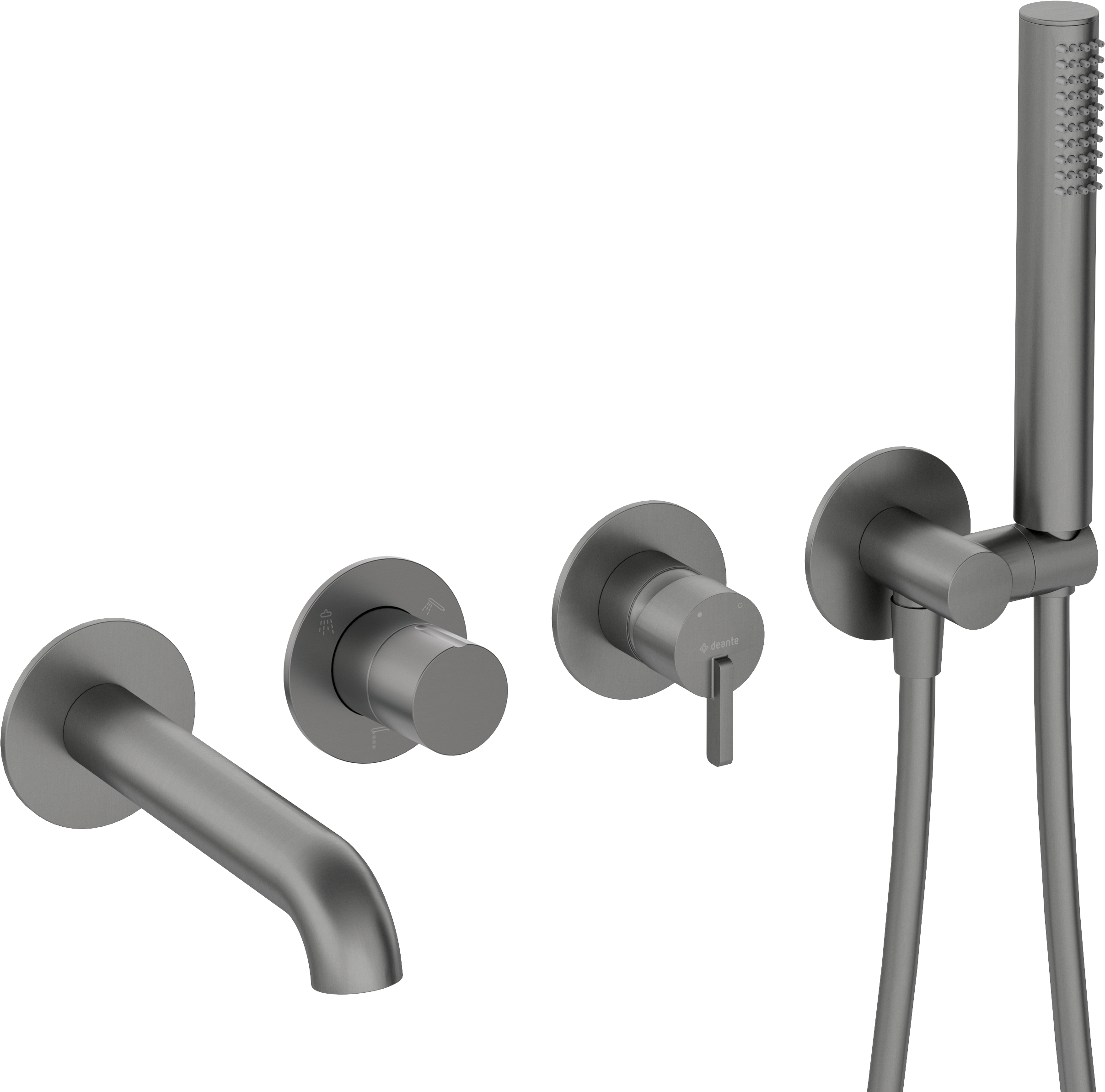 Silia - Bateria wannowa 4-otworowa podtynkowa