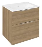 SAPHO CIRASA szafka pod umywalkę 59,2x64x46cm, dąb cuneo – skrinka pod umývadlo