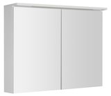 KAWA STRIP Galérka s LED osvetlením 90x70x22cm, biela
