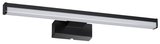 ASTEN LED nástenné svietidlo 8W, 400x110mm, IP44, čierna matná