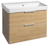 DENEB umývadlová skrinka 77,3x55x42,4cm, dub emporio