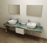 AVICE doska pod umývadlo 230x50cm, hrúbka 5cm, Aquamarine