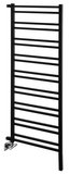 SAPHO METRO SPACE vykurovacie teleso 550x1430 mm, inštalácia v priestore, čierna mat – kúpeľňový radiátor