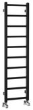 SAPHO METRO LIGHT vykurovacie teleso 300x1140 mm, čierna mat – kúpeľňový radiátor