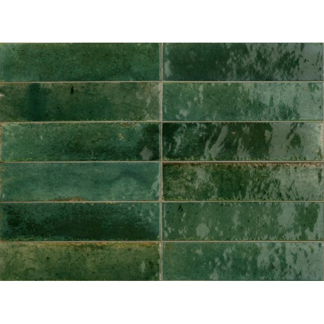 Marazzi LUME - obklad M6RQ GREEN LUX 6x24
