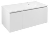 LOREA skrinka 100x46x51,5cm (30+70cm), pravá, biela matná