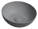 FORMIGO betónové umývadlo na dosku, primere 39cm, šedá mat