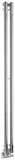 PILON vykurovacie teleso 122x1800mm, so 2 háčikmi, chróm