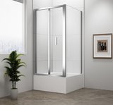 DEEP obdĺžniková sprchová zástena 1000x750mm L/P varianta,číre sklo