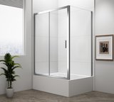 DEEP obdĺžniková sprchová zástena 1300x750mm L/P varianta,číre sklo
