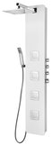 SPIRIT SQUARE sprchový panel s termostatickou batériou 250x1550mm, biela