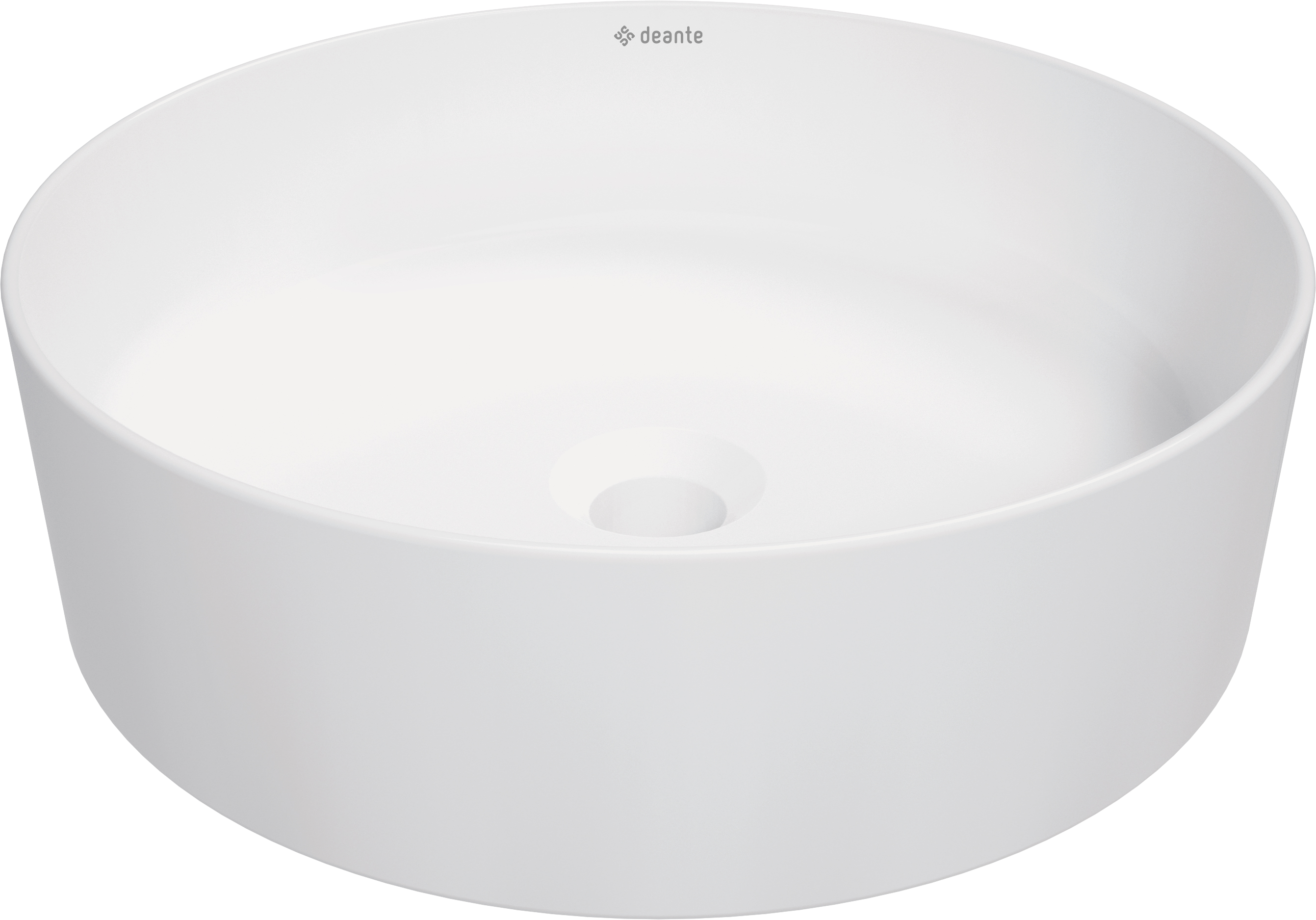 Deante Round - Umywalka ceramiczna nablatowa – umývadlo na dosku