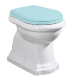 RETRO WC misa 38,5x59cm, zadný odpad, biela