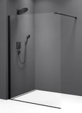 MODULAR SHOWER BLACK stena na inštaláciu na múr, jednodielna, 800 mm