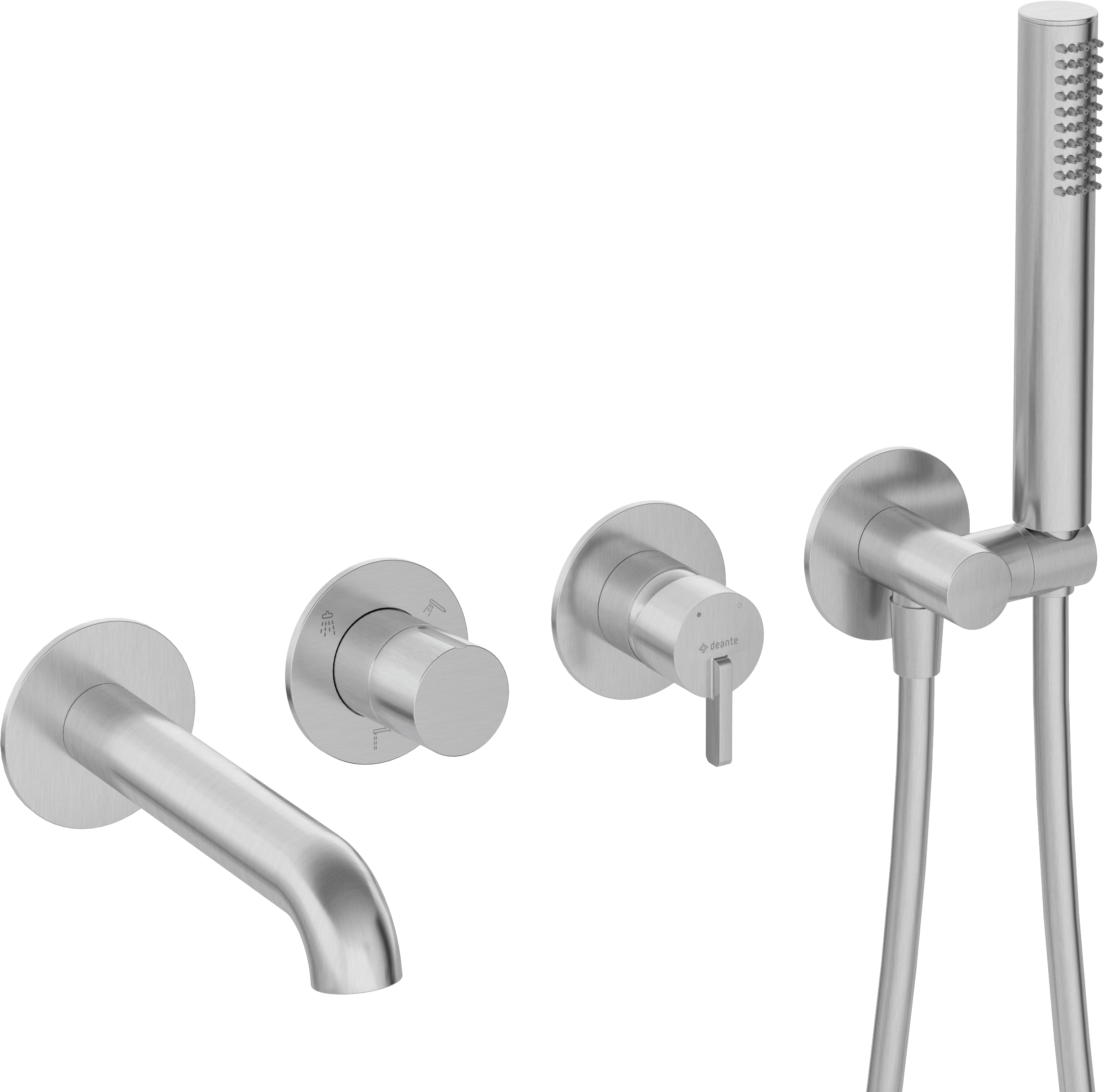 Silia - Bateria wannowa 4-otworowa podtynkowa