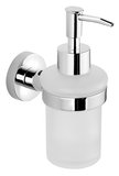 SAMBA dávkovač mydla 150ml, mliečne sklo, chróm