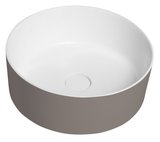 THIN umývadlo na dosku Ø38 cm, bielá mat/agila