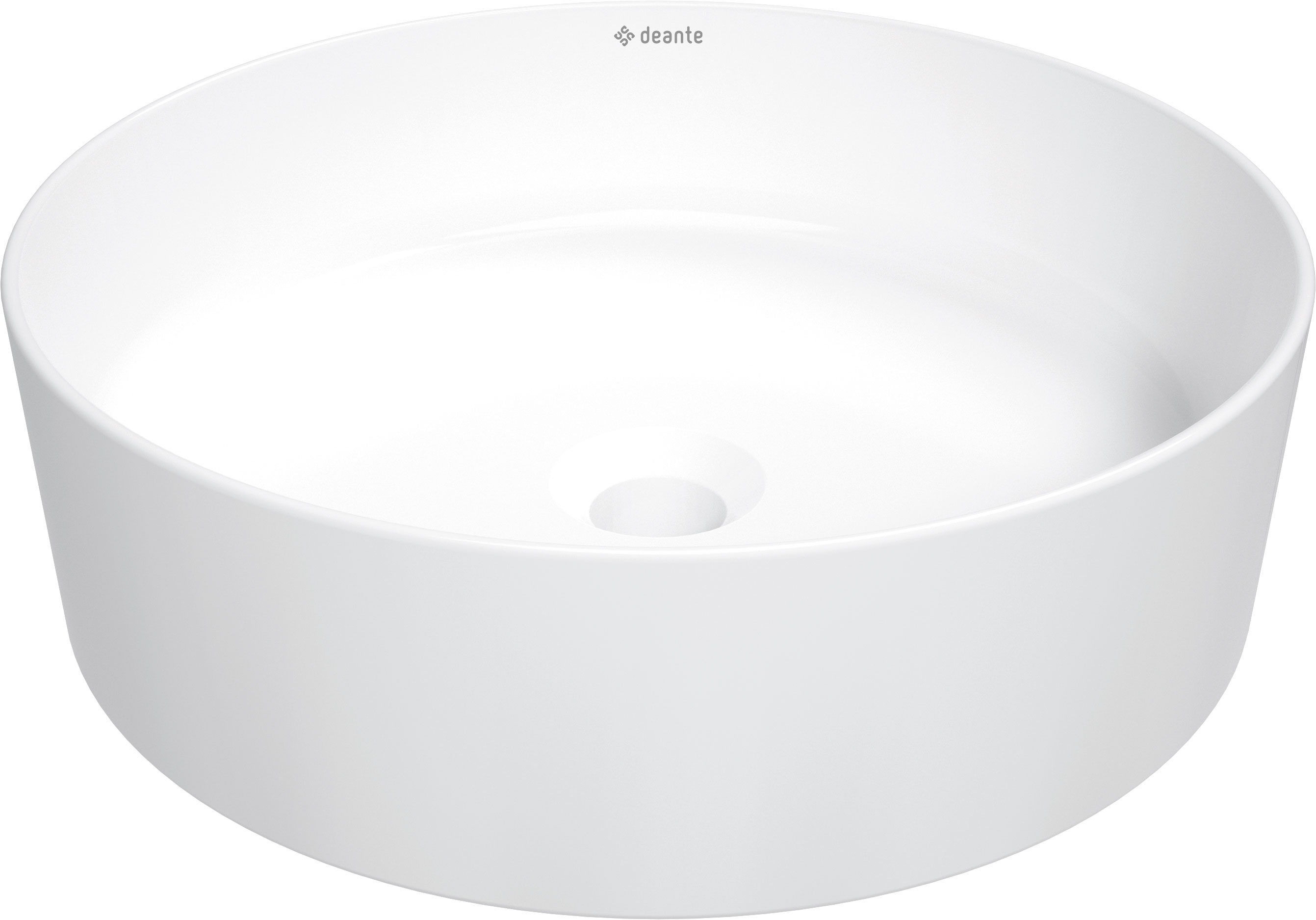 Deante Round - Umywalka ceramiczna nablatowa – umývadlo na dosku