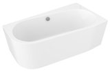 ASTRA WR MONOLITH asymetrická vaňa 160x85x60cm, biela