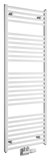 SAPHO DIRECT vykurovacie teleso so stredovým pripojením, 450x1320 mm, biela – kúpeľňový radiátor