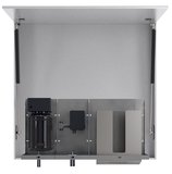 TOWEL zrkadlová skrinka 100cm s automatickým dávkovačom mydla, batériou a zásobníkom papierových uterákov