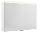 LINEX galérka s LED osvetlením, 100x70x15cm, biela