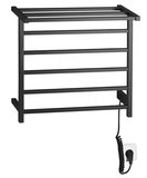 ELZOR elektrický sušiak uterákov 500x470 mm, 60 W, čierna mat