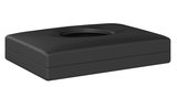 SAPHO COLORED zásobník hygienických sáčkov, 13,5x9,5x3,2cm, ABS, Soft Touch, čierna mat – doplnok do…