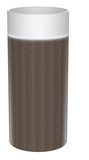 OASIS keramické umývadlo voľne stojace priemer 40x89cm, biela/dub pimento