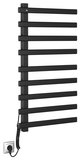ELCOR elektrický sušiak uterákov 480x920x50 mm, 128 W, čierna mat