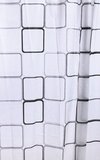 Sprchový záves 180x180cm, PEVA, štvorcový vzor