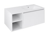 LOREA skrinka 100x46x51,5cm (30P+70cm), pravá, biela matná