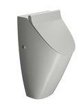 SAPHO COMMUNITY urinál so zakrytým prívodom vody s otvormi pre veko, Rimless, 31x65cm, cenere mat – pisoár