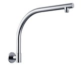 Sprchové ramienko guľaté vysoké, 370mm, chróm