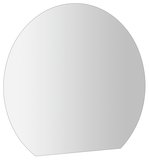 DARA CUT LED podsvietené zrkadlo 20W, ø 100x90cm, vykurovacia fólia