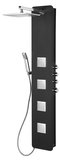 SPIRIT SQUARE sprchový panel s termostatickou batériou 250x1550mm, čierna