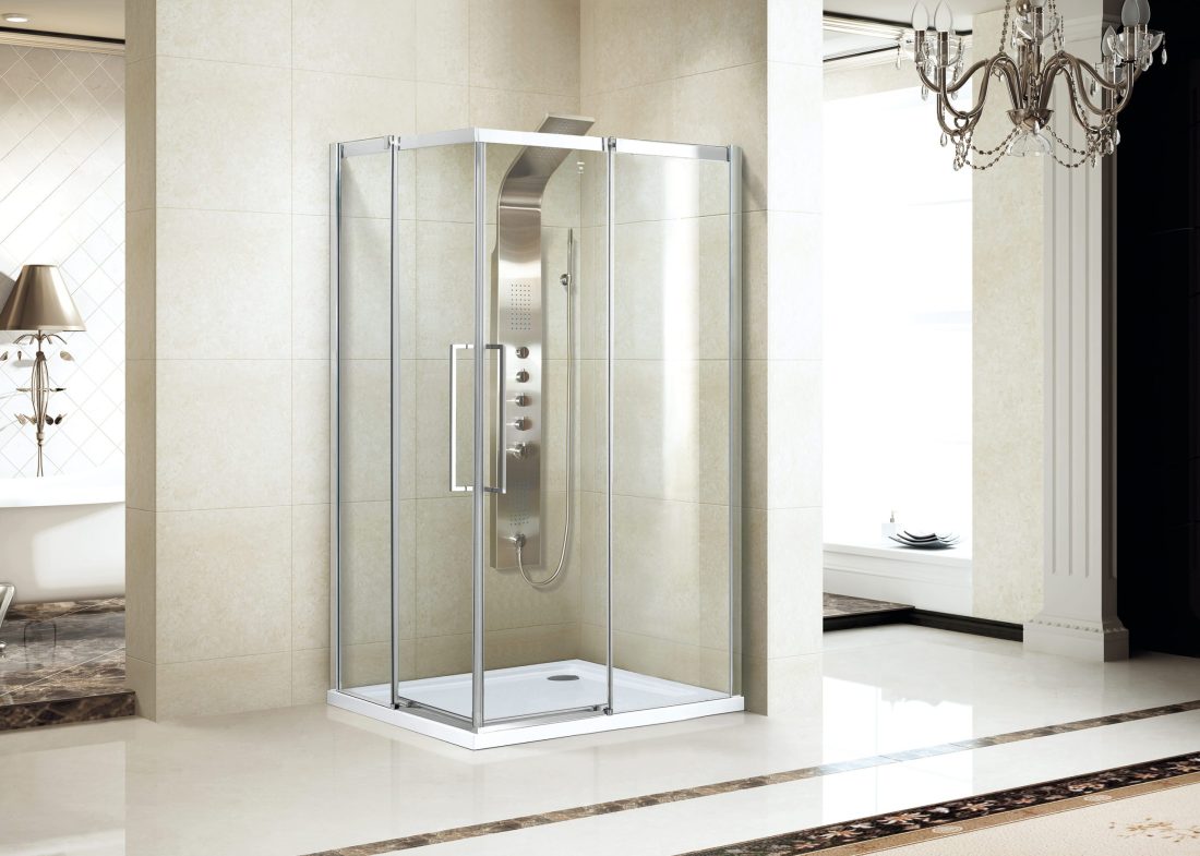 Aquatek ADMIRAL R14 100×80 ĽAVÝ – štvorcový sprchový kút