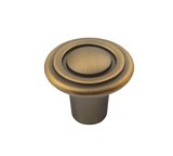 SAPHO RETRO kovová úchytka, priemer 30mm, bronz – príslušenstvo ku kúpeľňovému nábytku