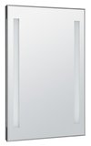 Zrkadlo s LED osvetlením 50x70cm, gombíkový vypínač