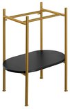 PUNO podstavec pod umývadlo 400x820x360mm, zlato mat