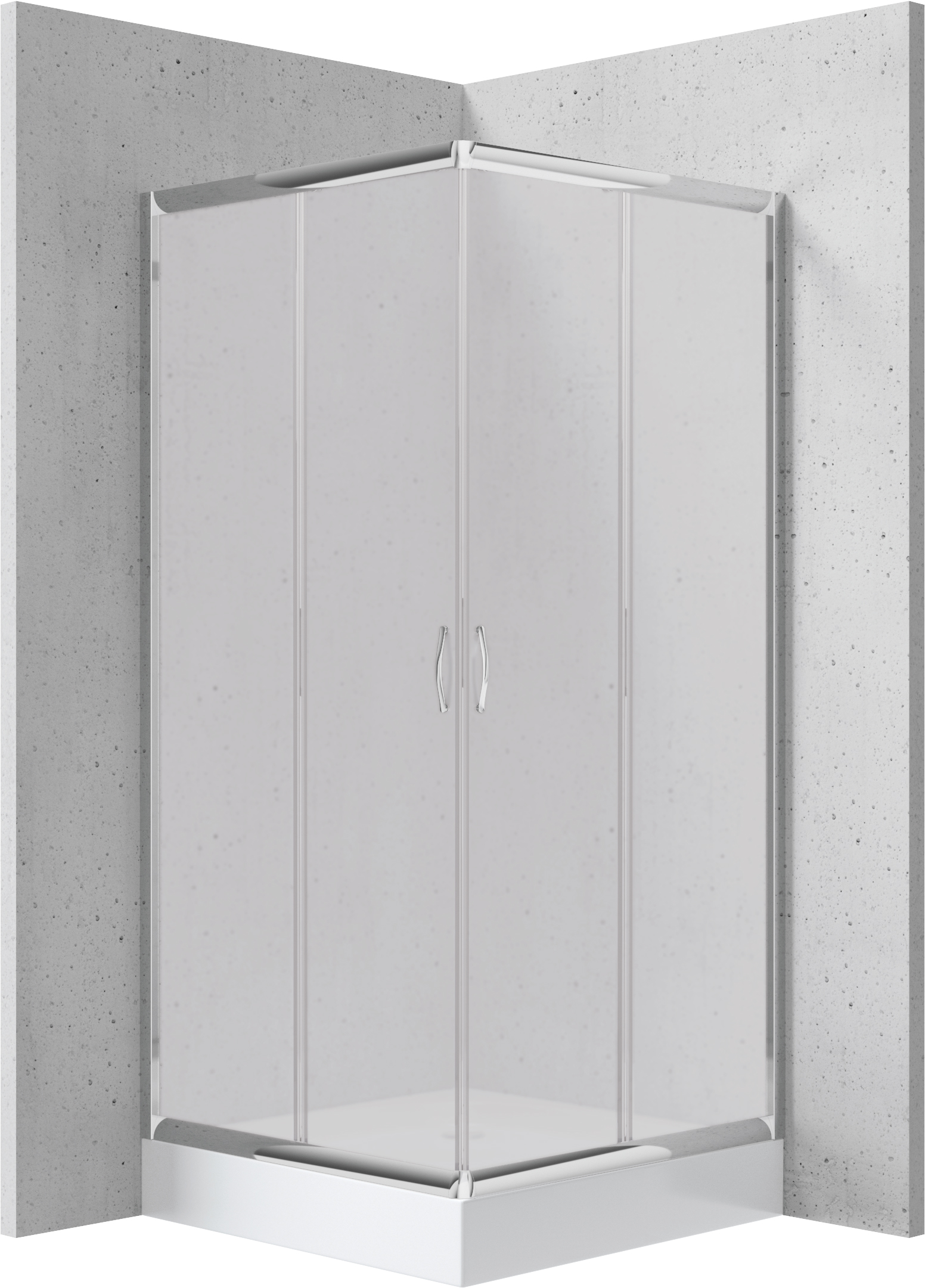 Deante Funkia - Kabina prysznicowa z brodzikiem kwadratowa 90x90 cm – sprchový box