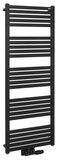 SAPHO GRUNT vykurovacie teleso 500x1330 mm, stredové pripojenie, čierny mat – kúpeľňový radiátor