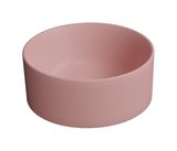 KUBE X keramické umývadlo na dosku, priemer 32cm, blush mat