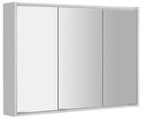 BATU galerka 100x71x15cm, 2x LED osvetlenie, biela lesk