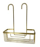 SMART polička do sprchy závesná, na batériu, 300x375x120 mm, zlato mat