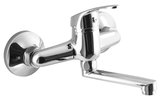 AQUALINE 35 nástenná batéria, ploché ramienko 120mm, chróm