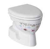 KID WC kombi misa, spodný odpad, dekor