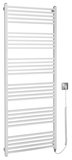 SAPHO METRO-E elektrické vykurovacie teleso, rovné, 600x1620mm, 800 W, biela – elektrický sušiak uterákov